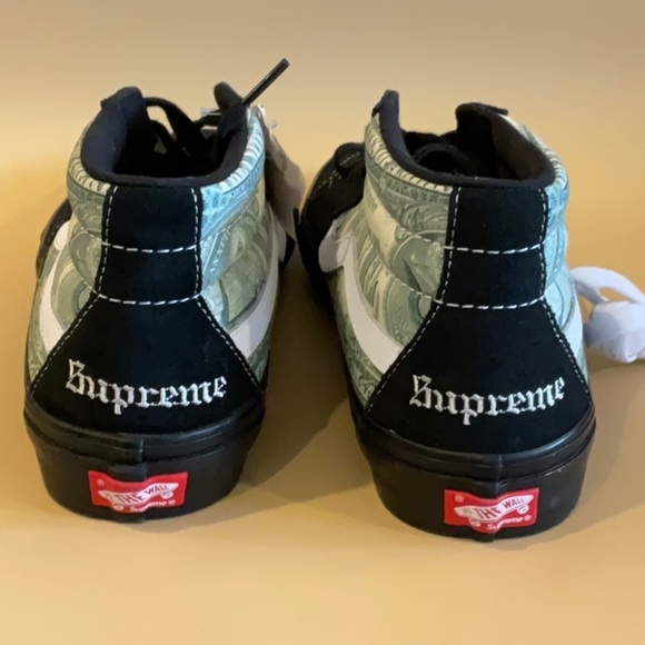 Vans x Supreme Skate Grosso Mid 'Dollar' Sneakers - Picture 6 of 10
